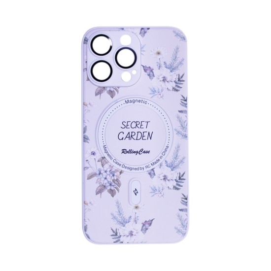 Funda Magnética Diseño Floral para Apple iPhone 14 Pro Max Rosa Funda Magnética Diseño Floral para Apple iPhone 14 Pro Max Rosa